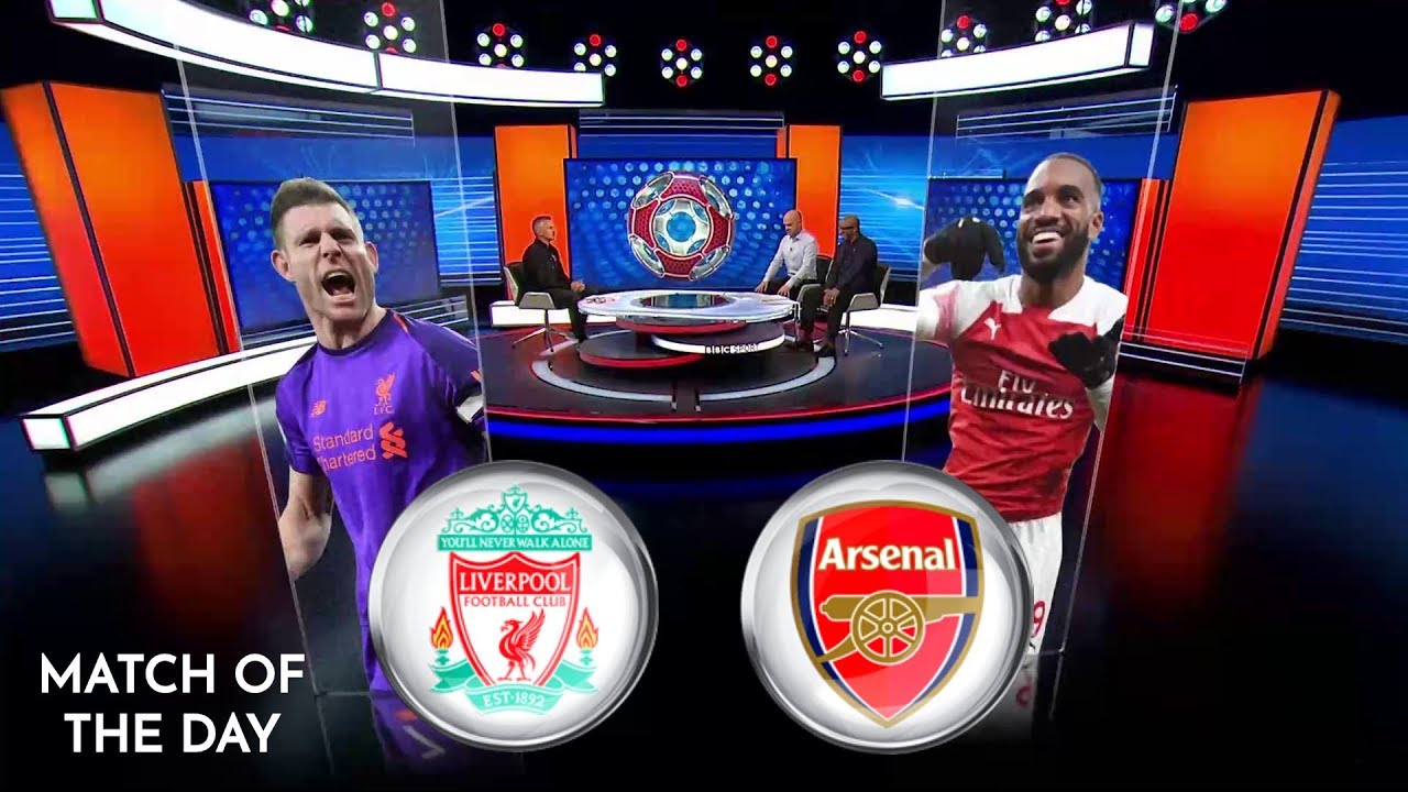 BBC Match Of The Day - Arsenal vs Liverpool 1-1